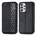 Samsung Galaxy A33 5G PU-läderfodral Rhombus Imprint plånboksfodral
