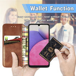 For Samsung Galaxy A33 5G PU Leather Case Rhombus Imprint Wallet Stand Phone Cover