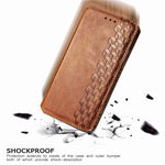 For Samsung Galaxy A33 5G PU Leather Case Rhombus Imprint Wallet Stand Phone Cover