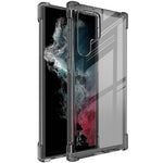 IMAK Clear Case for Samsung Galaxy S22 Ultra 5G, Airbag Drop Protective TPU Anti-scratch Phone Cover with Screen Protector