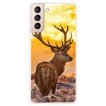 Shockproof Phone Case for Samsung Galaxy S22 5G Pattern Printed Anti-Scratch Cover Shell Soft TPU Phone Protector