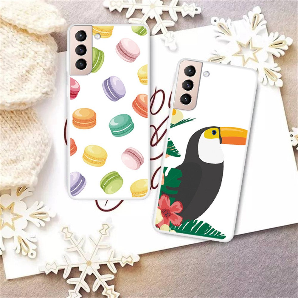 Shockproof Phone Case for Samsung Galaxy S22 5G Pattern Printed Anti-Scratch Cover Shell Soft TPU Phone Protector