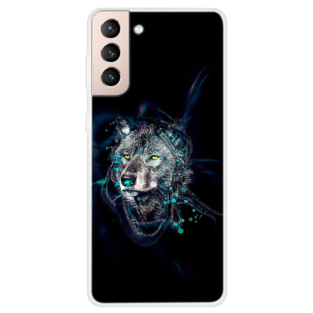 Shockproof Phone Case for Samsung Galaxy S22 5G Pattern Printed Anti-Scratch Cover Shell Soft TPU Phone Protector