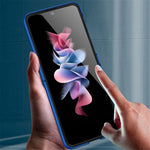 For Samsung Galaxy Z Flip3 5G Precise Cutout Rubberized Finish Hard PC Folding Mobile Phone Case Cover