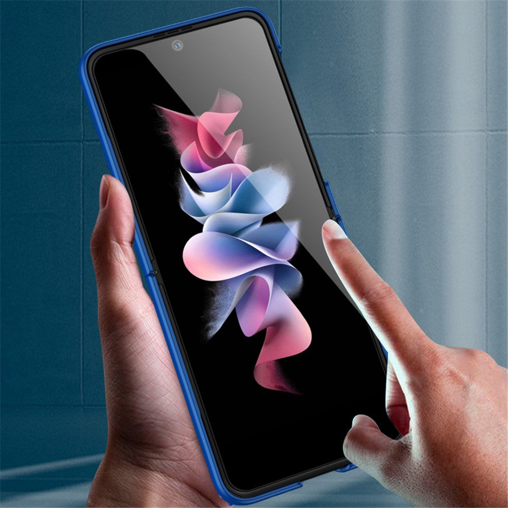 For Samsung Galaxy Z Flip3 5G Precise Cutout Rubberized Finish Hard PC Folding Mobile Phone Case Cover