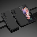 For Samsung Galaxy Z Fold3 5G Rubberized Finish Hard PC Folding Phone Case Precise Cutout Protective Cover
