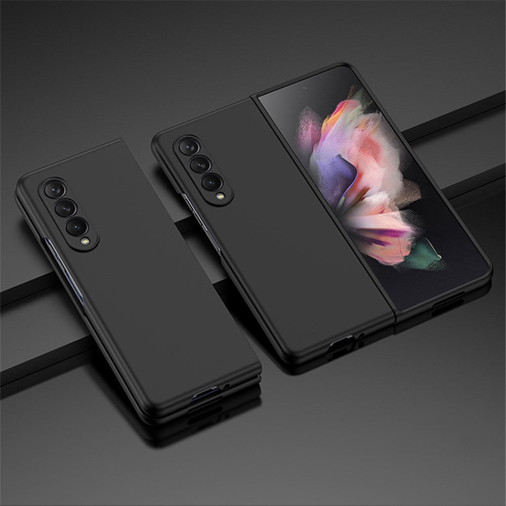 For Samsung Galaxy Z Fold3 5G Rubberized Finish Hard PC Folding Phone Case Precise Cutout Protective Cover