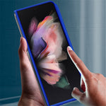 For Samsung Galaxy Z Fold3 5G Rubberized Finish Hard PC Folding Phone Case Precise Cutout Protective Cover