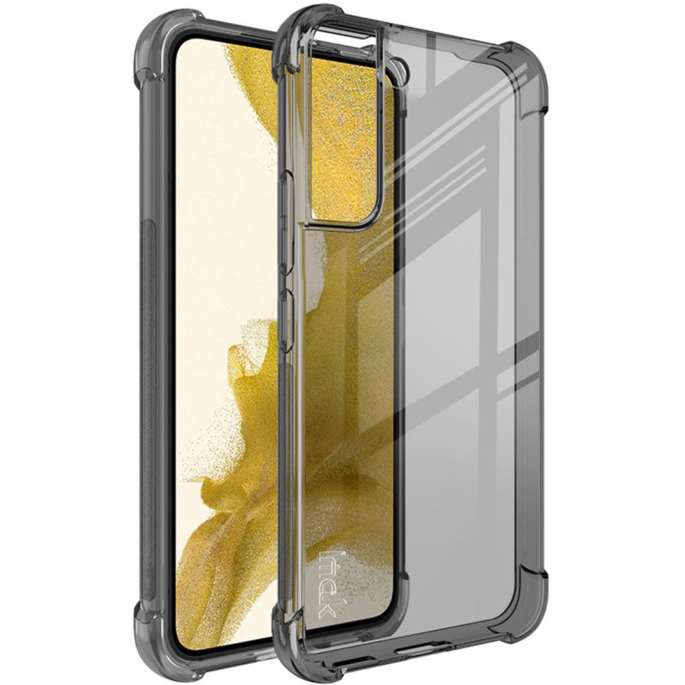 IMAK Airbag Shockproof Case for Samsung Galaxy S22 5G, Clear Soft TPU Anti-Scratch Bumper Protection Phone Cover with Screen Protector
