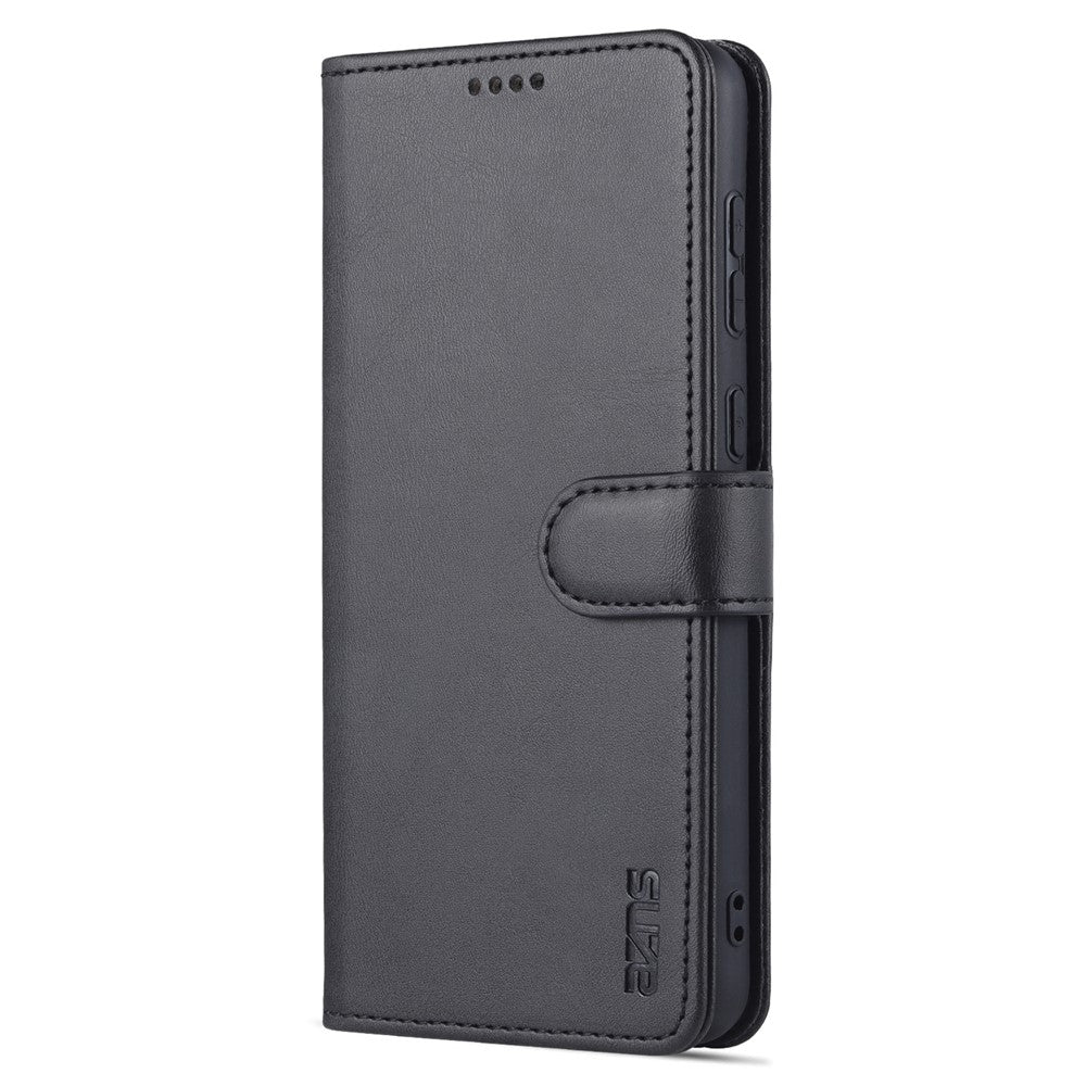 AZNS PU Leather Wallet Case for Samsung Galaxy A33 5G Shockproof Foldable Stand Phone Cover Accessory
