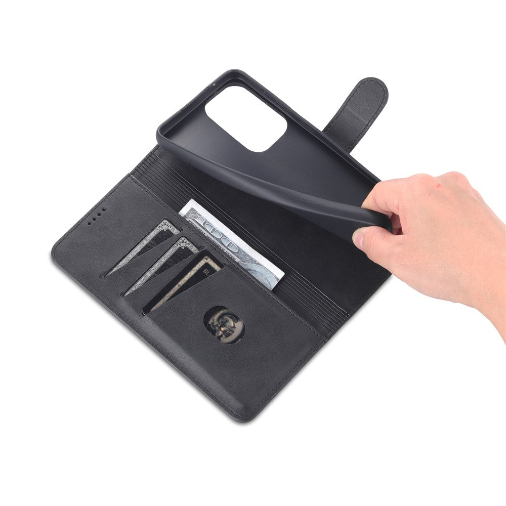 AZNS PU Leather Wallet Case for Samsung Galaxy A33 5G Shockproof Foldable Stand Phone Cover Accessory