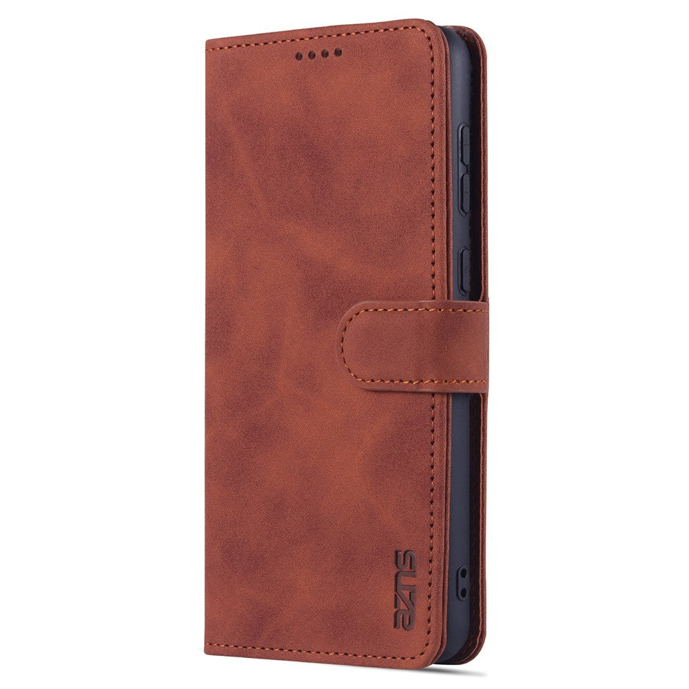 AZNS For Samsung Galaxy A53 5G Smartphone Case Bag Anti-scratch Wallet Foldable Stand Phone Cover Accessory