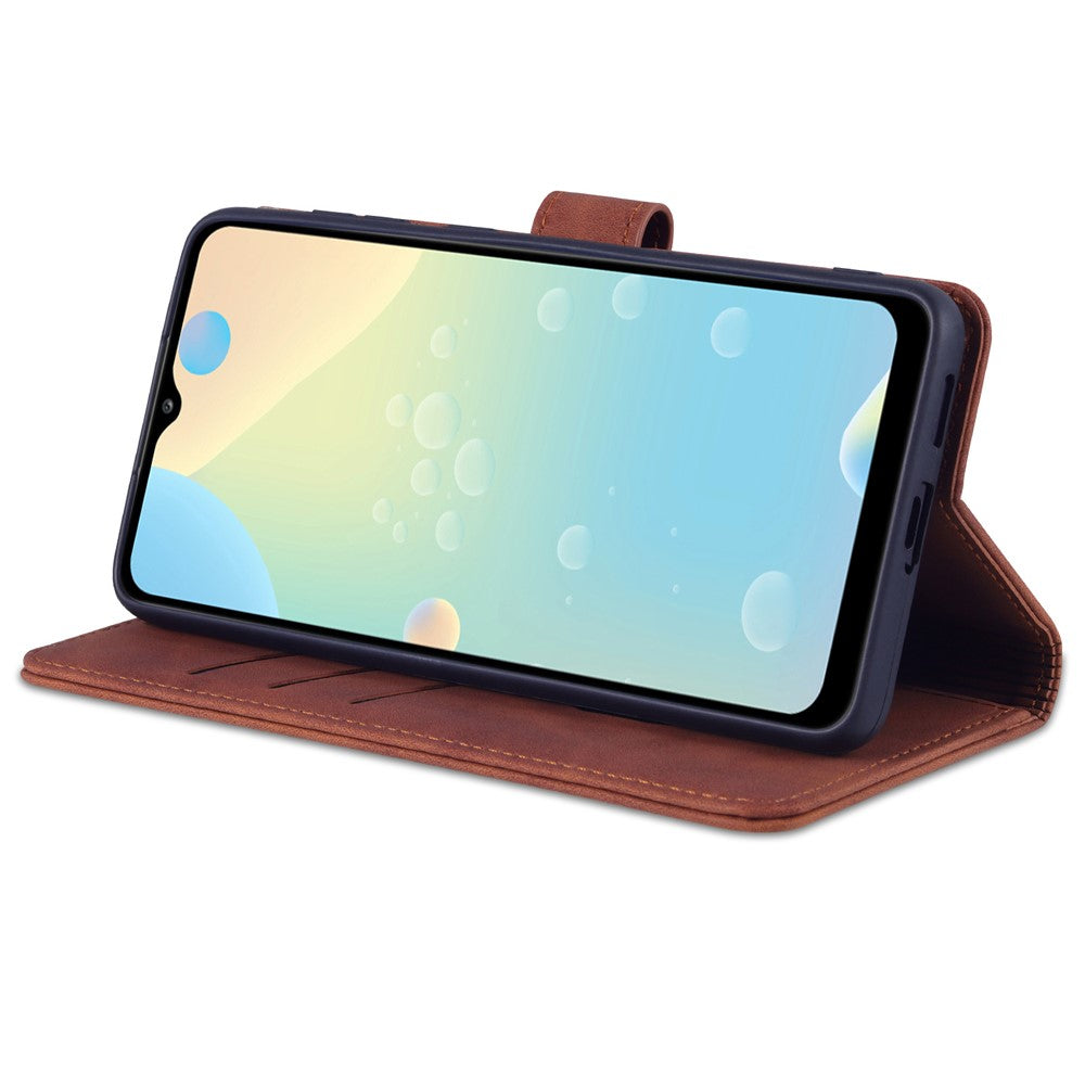 AZNS For Samsung Galaxy A53 5G Smartphone Case Bag Anti-scratch Wallet Foldable Stand Phone Cover Accessory