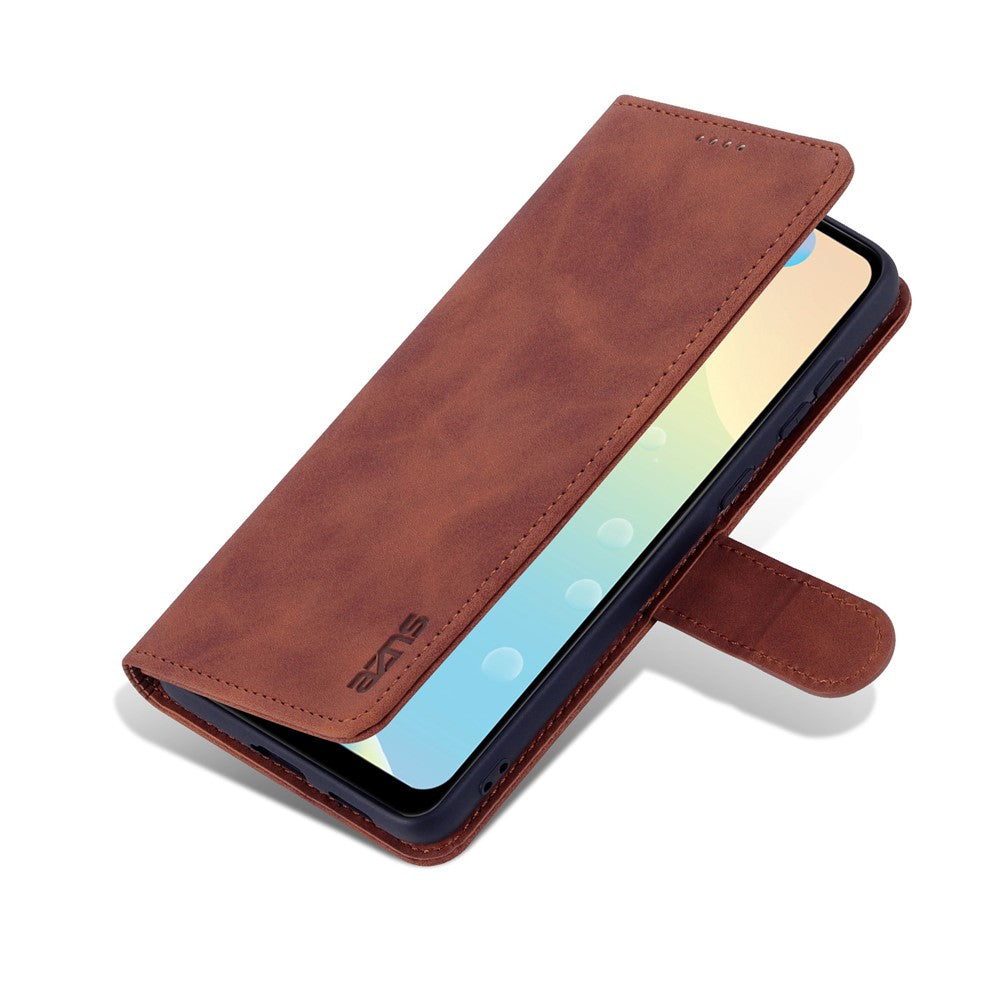 AZNS For Samsung Galaxy A53 5G Smartphone Case Bag Anti-scratch Wallet Foldable Stand Phone Cover Accessory