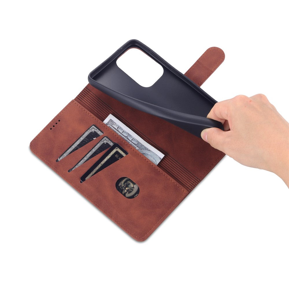 AZNS For Samsung Galaxy A53 5G Smartphone Case Bag Anti-scratch Wallet Foldable Stand Phone Cover Accessory