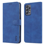 AZNS PU Leather Wallet Mobile Phone Case for Samsung Galaxy A73 5G Hands-free Supporting Stand Phone Cover Shell