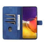 AZNS PU Leather Wallet Mobile Phone Case for Samsung Galaxy A73 5G Hands-free Supporting Stand Phone Cover Shell