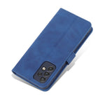 AZNS PU Leather Wallet Mobile Phone Case for Samsung Galaxy A73 5G Hands-free Supporting Stand Phone Cover Shell