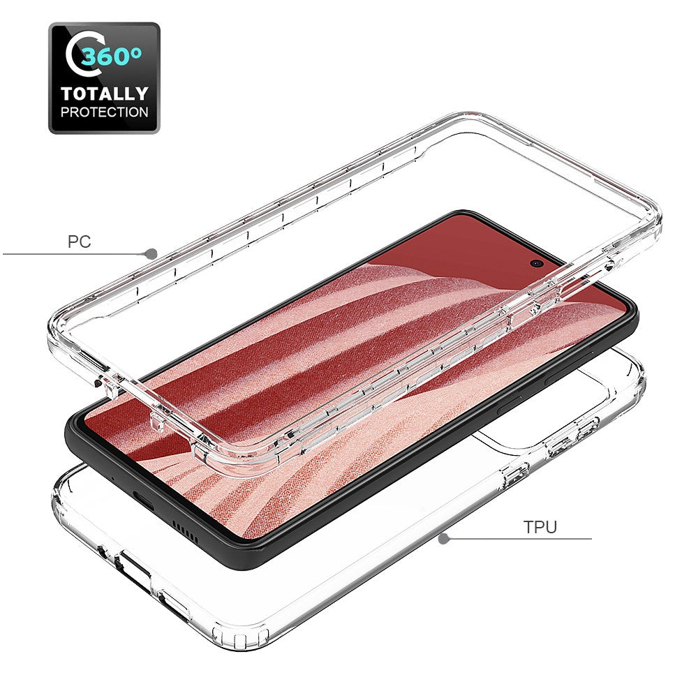 For Samsung Galaxy A73 5G Gradient Color Soft TPU + Hard PC Dual-layer Protection Phone Case Cover