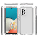 For Samsung Galaxy A53 5G Gradient Color Anti-scratch Phone Case TPU Bumper + PC Back Cover