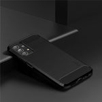 MOFI JK TPU Series-1 til Samsung Galaxy A23 4G / 5G (Global Version) Børstet Overflade Telefoncover Blød TPU Beskyttende Cover med Kulfibertekstur