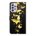 Til Samsung Galaxy A23 4G / 5G (Global Version) PU Læder Magnetisk Flip Cover med 3D Kreativt Mønsterprint, Standfunktion og Håndrem Pung Etui