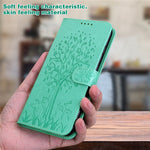 Til Samsung Galaxy A23 4G / 5G (Global Version) Hjortetræsmønster Præget PU Læder Magnetisk Flip Cover Pung Stativ Stødsikkert Beskyttelsesetui