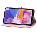 Mandala-präglat mobilskal till Samsung Galaxy A23 4G / 5G (global version) Fallskyddande stativ med plånbok