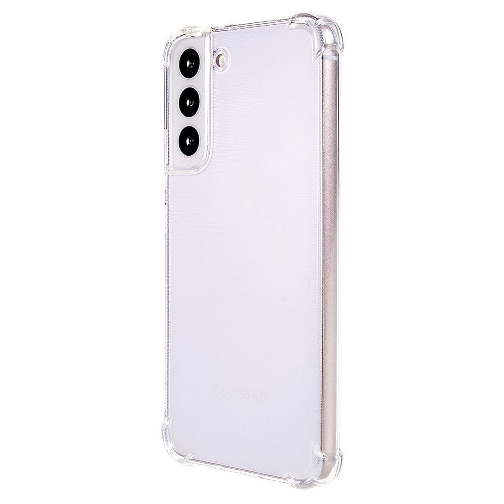 Transparent Case for Samsung Galaxy S22+ 5G, Soft TPU Reinforced Corners Shock Absorption Protective Cover