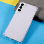 Transparent Case for Samsung Galaxy S22+ 5G, Soft TPU Reinforced Corners Shock Absorption Protective Cover