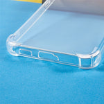 Transparent Case for Samsung Galaxy S22+ 5G, Soft TPU Reinforced Corners Shock Absorption Protective Cover