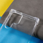 For Samsung Galaxy S22 Ultra 5G Crystal Clear Cover Four-Corner Protective Soft TPU Phone Case