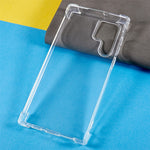 For Samsung Galaxy S22 Ultra 5G Crystal Clear Cover Four-Corner Protective Soft TPU Phone Case