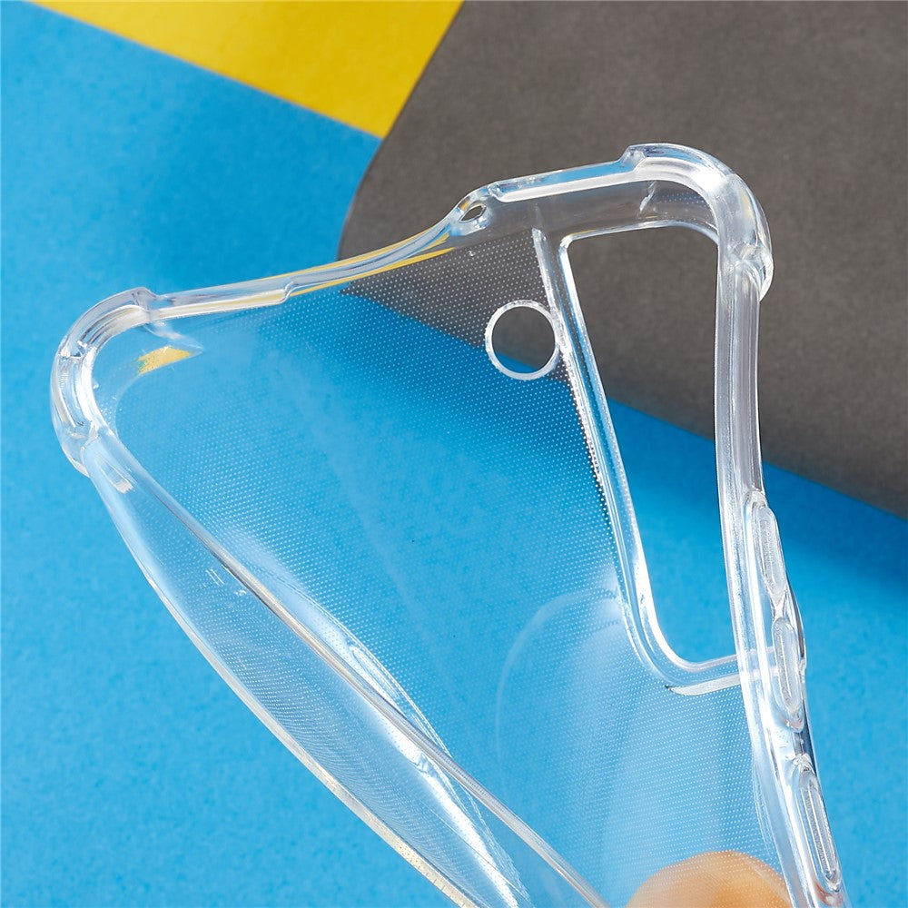 For Samsung Galaxy S22 5G Crystal Clear TPU Cell Phone Case Shockproof Reinforced Corners Camera Lens Protection Cover