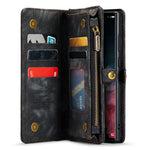 CASEME 008 Series for Samsung Galaxy S22 Ultra Detachable 2-in-1 PU Leather Phone Case Multifunctional Wallet Stand Protective Cover