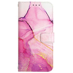 YB Pattern Printing Series-5 for Samsung Galaxy A23 4G / 5G (Global Version) Marble Pattern PU Leather Stand Flip Case Wallet Magnetic Clasp Shockproof Protection Cover with Strap