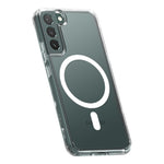 For Samsung Galaxy S22 5G Slim Phone Case Soft TPU Phone Protector Crystal Magnetic Shockproof Cover