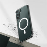 For Samsung Galaxy S22 5G Slim Phone Case Soft TPU Phone Protector Crystal Magnetic Shockproof Cover