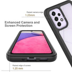 Hybridtelefoncover til Samsung Galaxy A33 5G, PC+TPU Allroundbeskyttelse med PET-skærmbeskytter