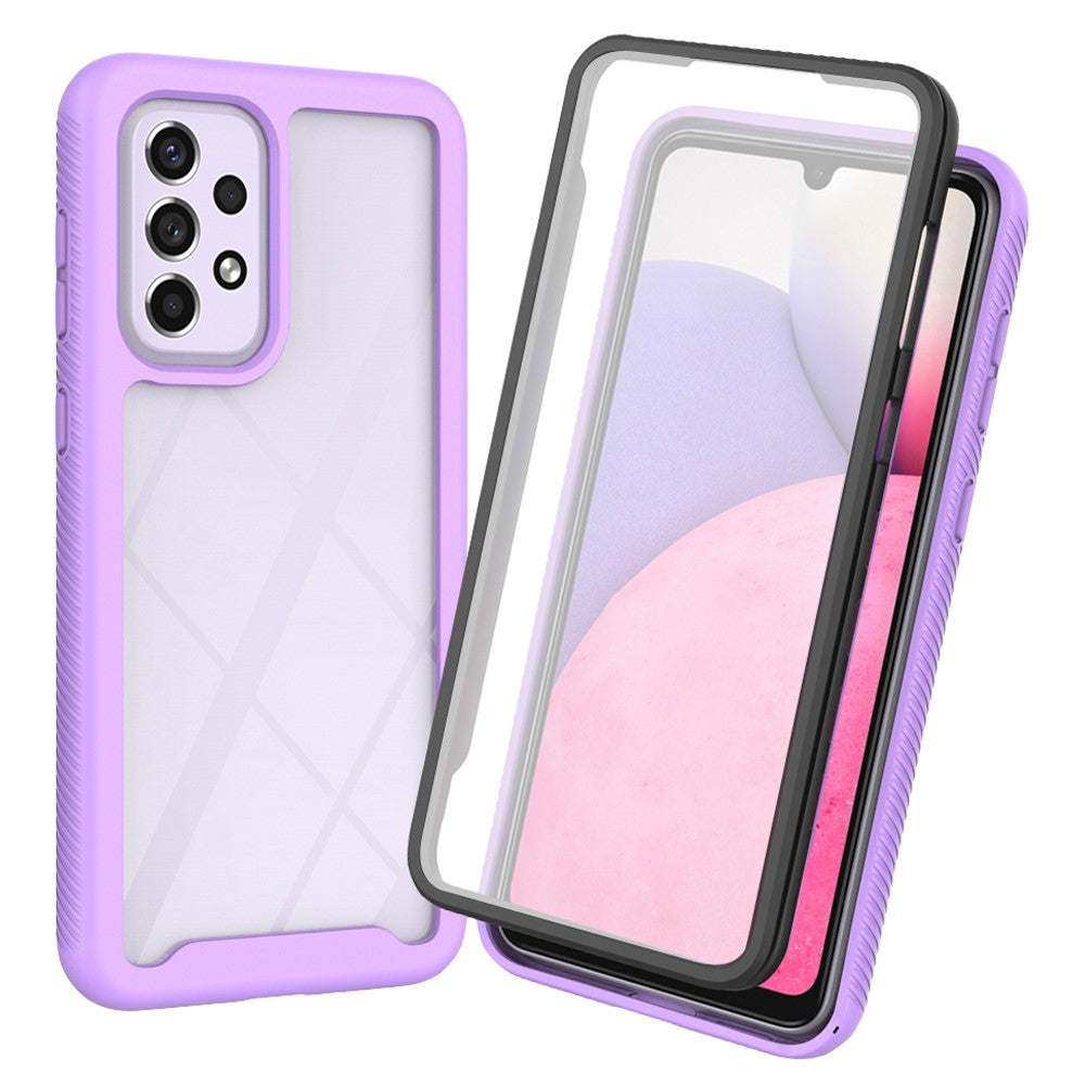 Hybridmobilskal för Samsung Galaxy A33 5G, PC+TPU-helskydd med PET-skärmskydd