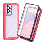 PC+TPU hybridmobilskal för Samsung Galaxy A53 5G, komplett täckdesign med PET-skärmskydd