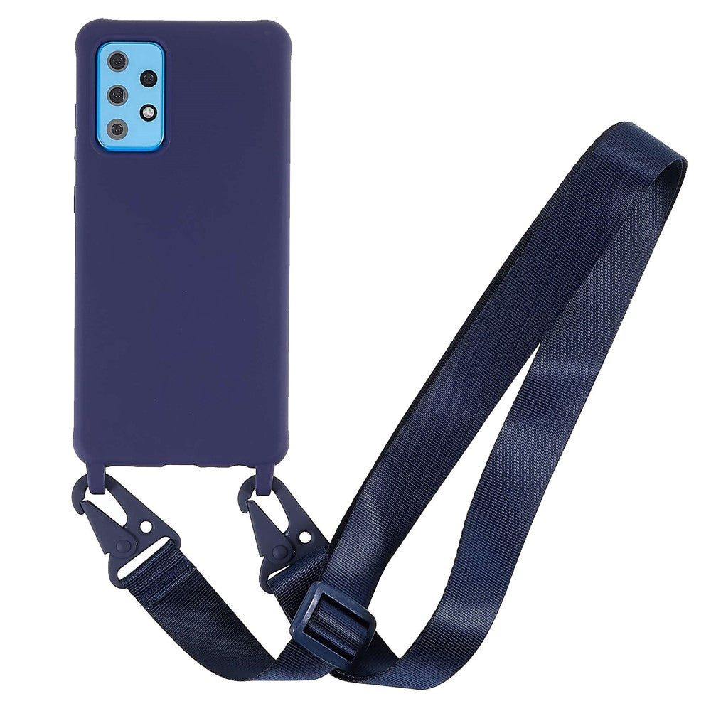 Samsung Galaxy A53 5G fleksibelt mat TPU-mobilcover med bred rem og beskyttelse hele vejen rundt