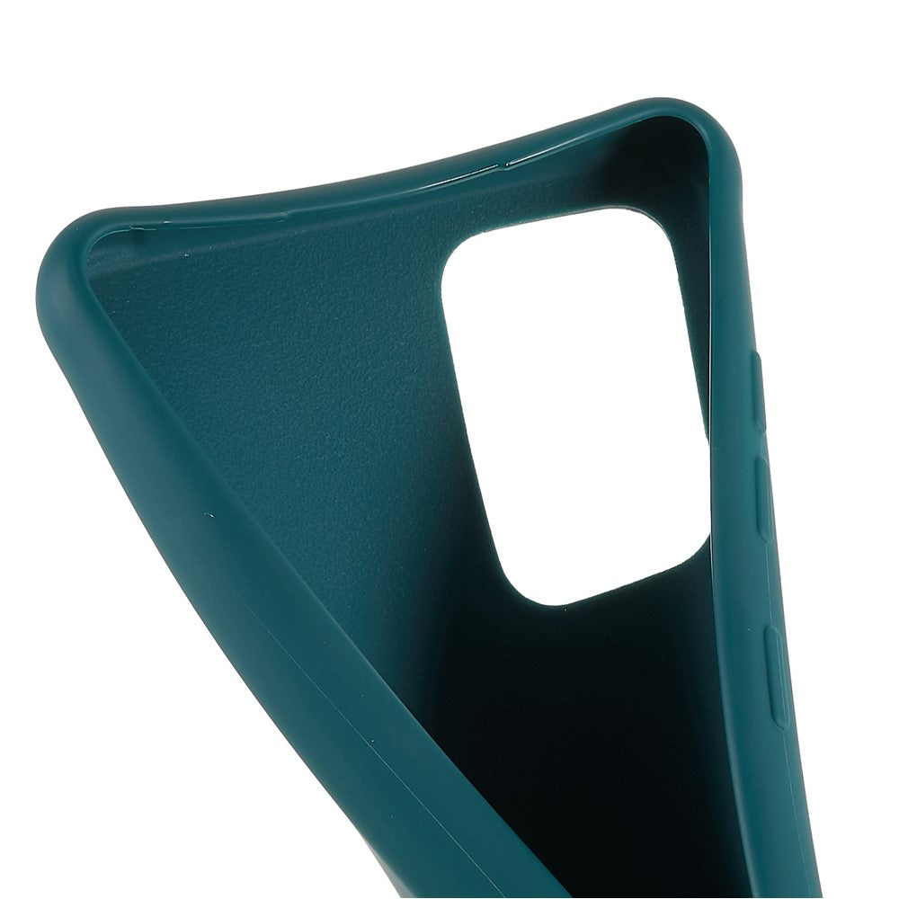 For Samsung Galaxy A53 5G Flexible Matte TPU Phone Cover with Wide Strap All-Round Protection Case
