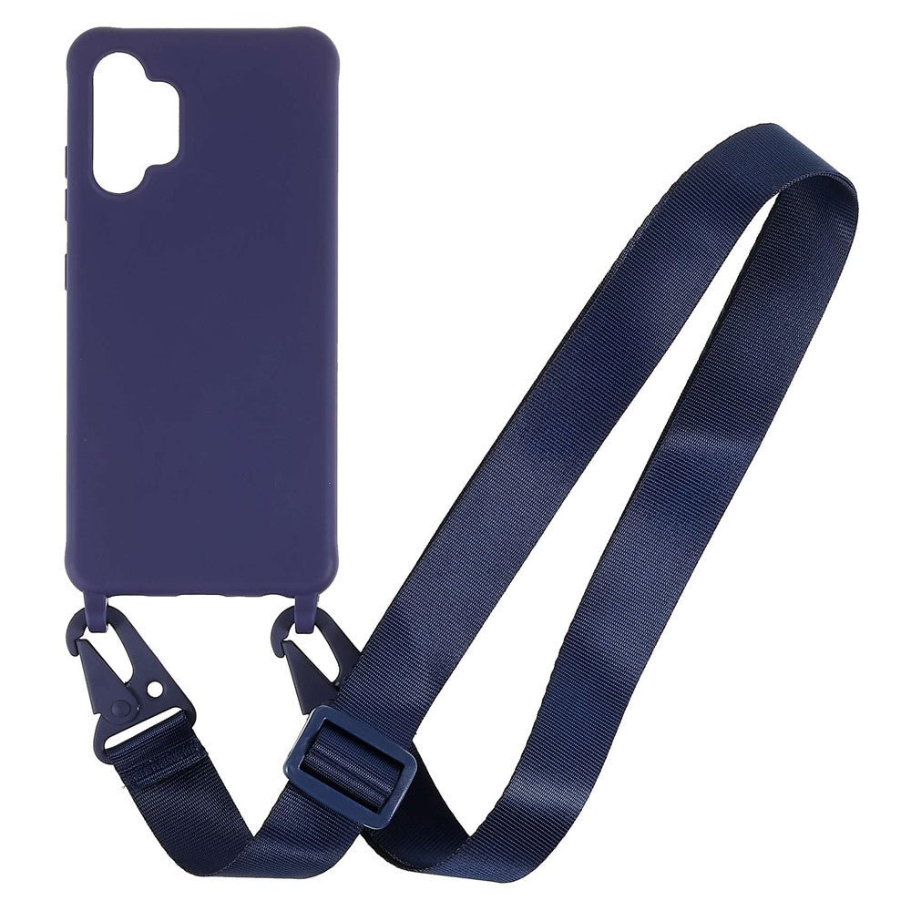 For Samsung Galaxy A32 4G (EU Version) Precise Cutout Matte Frosted Phone Case Anti-Scratch Soft TPU Back Shell