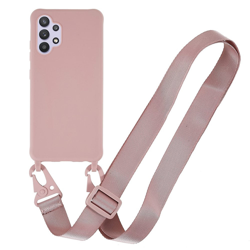 For Samsung Galaxy A32 4G (EU Version) Precise Cutout Matte Frosted Phone Case Anti-Scratch Soft TPU Back Shell