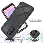 Hybrid Phone Case for Samsung Galaxy A13 4G, PC+TPU All-inclusive Protection Shell with PET Screen Protector