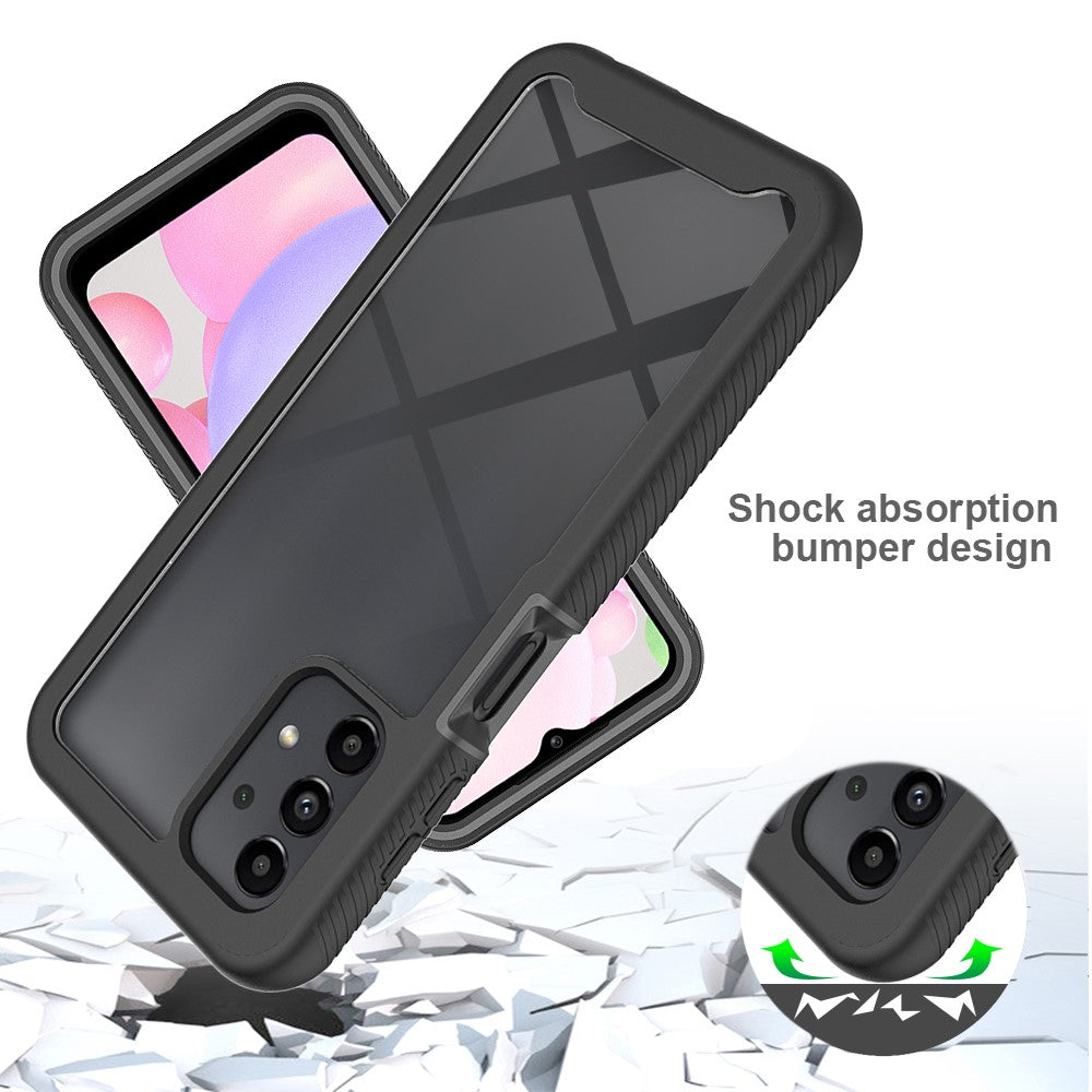 Hybrid Phone Case for Samsung Galaxy A13 4G, PC+TPU All-inclusive Protection Shell with PET Screen Protector