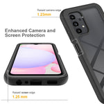 Hybrid Phone Case for Samsung Galaxy A13 4G, PC+TPU All-inclusive Protection Shell with PET Screen Protector