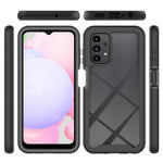 Hybrid Phone Case for Samsung Galaxy A13 4G, PC+TPU All-inclusive Protection Shell with PET Screen Protector