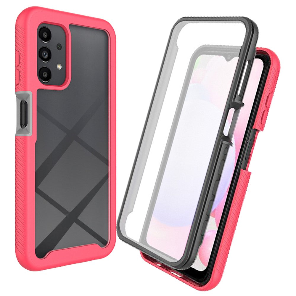 Hybrid Phone Case for Samsung Galaxy A13 4G, PC+TPU All-inclusive Protection Shell with PET Screen Protector